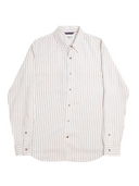 Tsumugi Silk Blend Shirt (Striped)