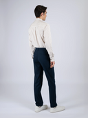 Tsumugi Silk Blend Shirt (Striped)
