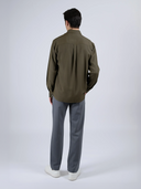 Tsumugi Silk Blend Shirt (Solid)