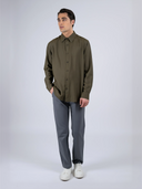 Tsumugi Silk Blend Shirt (Solid)