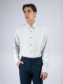 Tsumugi Silk Blend Shirt (Solid)