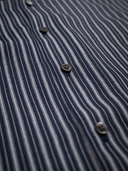 Tsumugi Silk Blend Shirt (Striped)