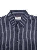 Tsumugi Silk Blend Shirt (Striped)