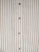 Tsumugi Silk Blend Shirt (Striped)