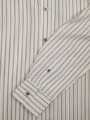 Tsumugi Silk Blend Shirt (Striped)